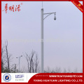 Outdoor steel camera mounting pole